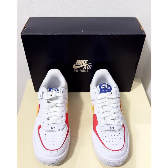 NWT: Nike - Air Force 1 Shadow - Summit White & Siren Red (US Women's 7) - Picture 4 of 5